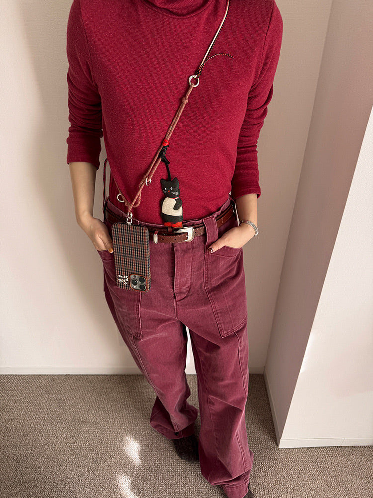 The Little Black Cat Adjustable Long Phone Strap