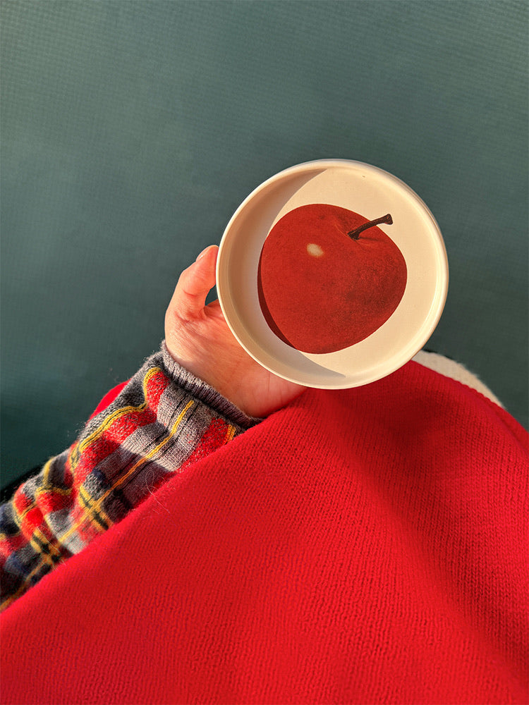 Red Apple Ceramic Small Plate