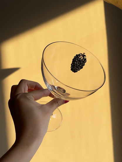 Linear Fruit Micro-Tint Glass Wine Glass