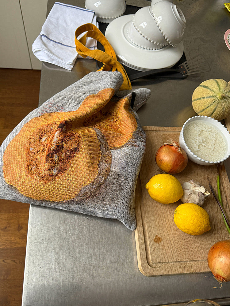 Heavy-Duty Yarn-Dyed Halved Pumpkin Tote Bag