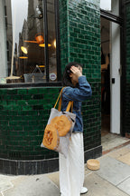 Halved Pumpkin Tote Bag