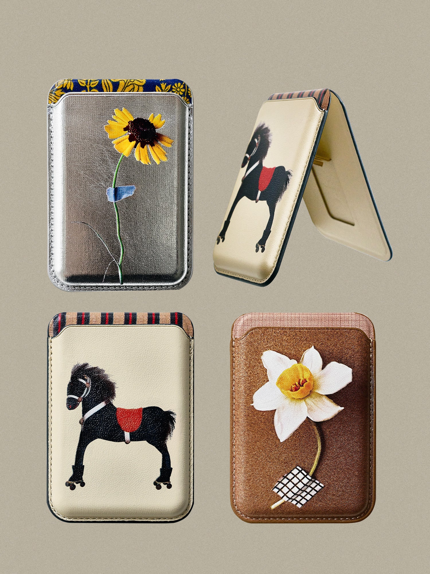 Folding Magic Magnetic Card Holder
