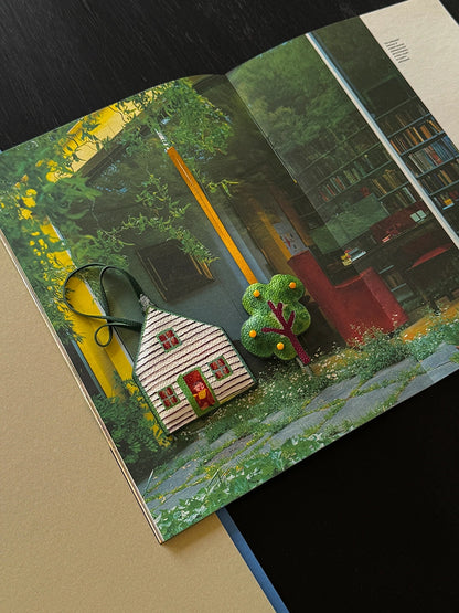 Magic Puppet Town Double-Sided 3D Leather Pendant