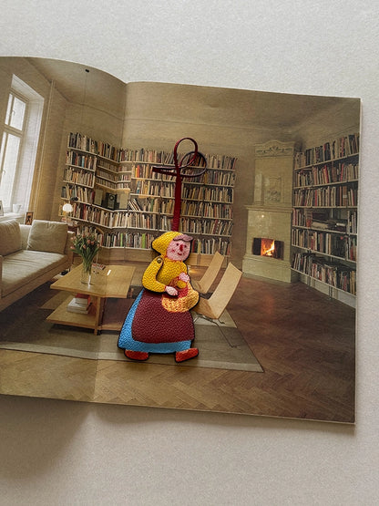 Magic Puppet Town Double-Sided 3D Leather Pendant