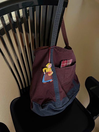 Magic Puppet Town Double-Sided 3D Leather Pendant