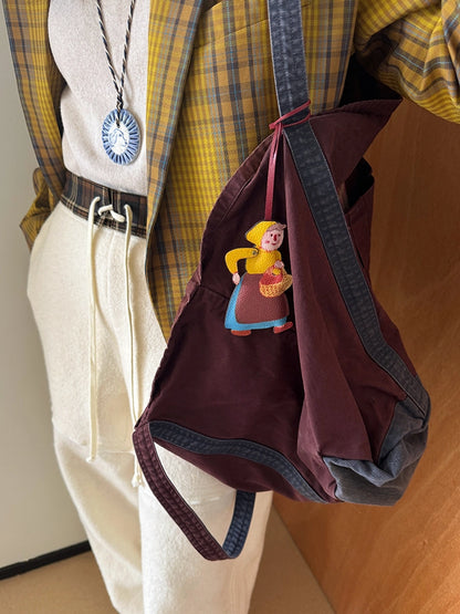 Magic Puppet Town Double-Sided 3D Leather Pendant