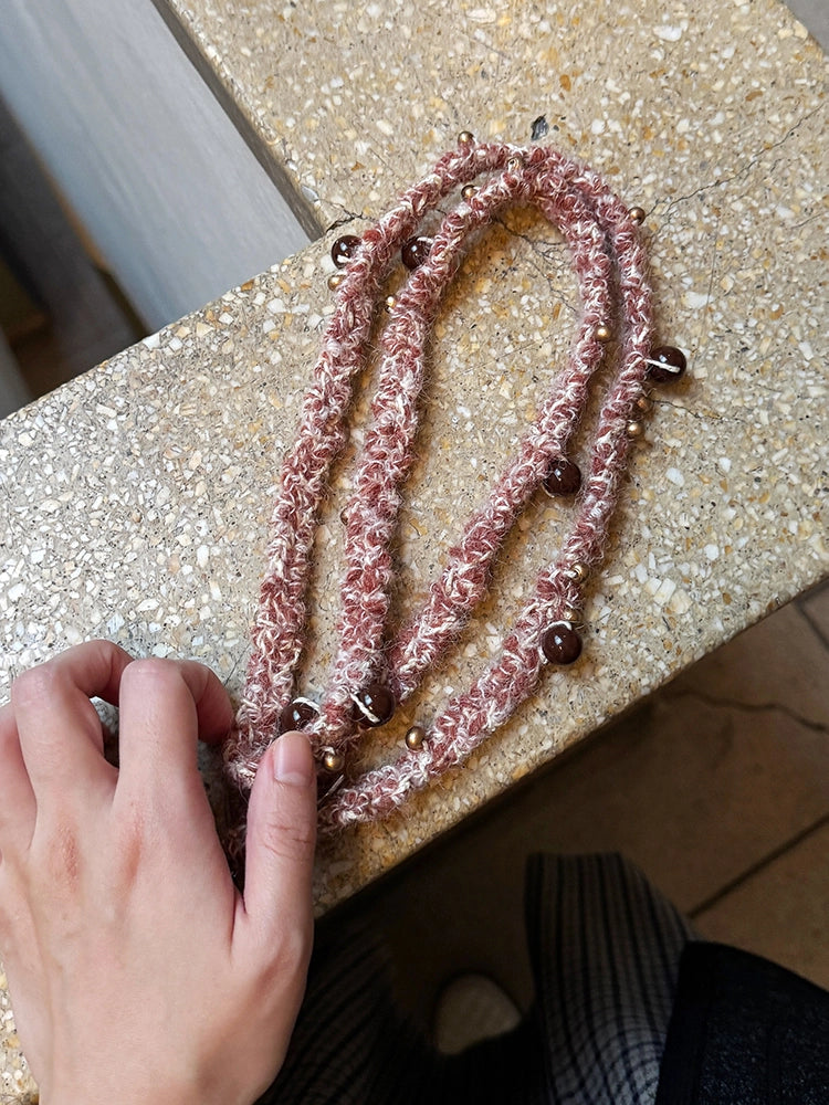 Colorful Pom & Braid Series – Playful & Braided Phone Strap