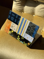 Satin Floral Patchwork Laptop Case