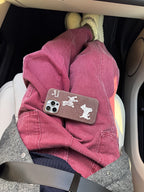 Red & Purple Puppy Phone Case