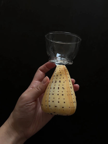Inspired by the Coast – Ceramic Seashell Cup for Tea & Sake