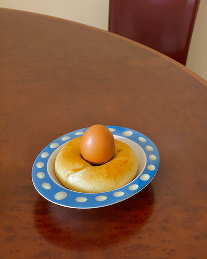 Oval Egg Bamboo Fiber Egg Bowl