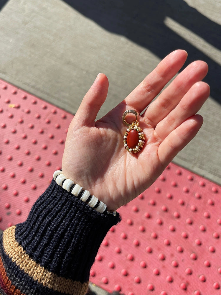 Magic Stone Beaded Earring