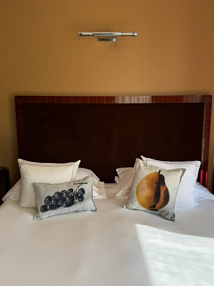 Pear and Grapes Cushion