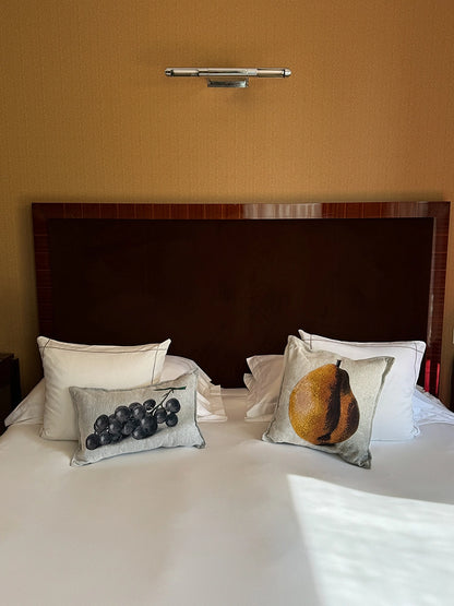 Pear and Grape Cushion