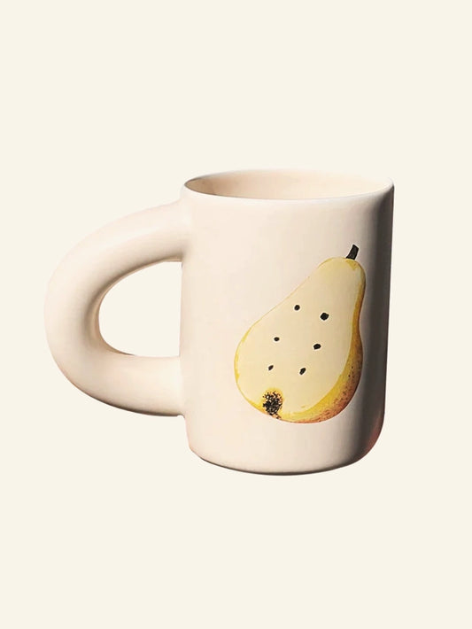 Pears Cut In Half Macaroni Mug
