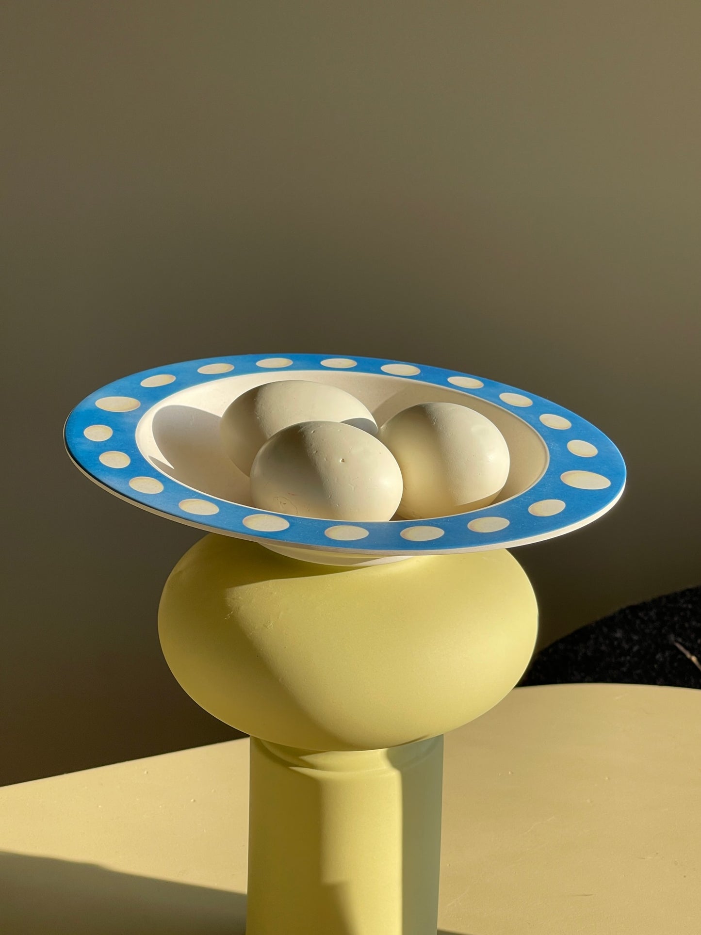 Oval Egg Bamboo Fiber Egg Bowl