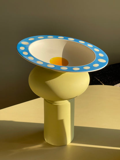 Oval Egg Bamboo Fiber Egg Bowl