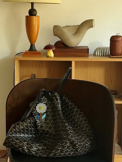 A Pocket-Sized Garden - Sweet 3D Floral Patchwork Leather Charm