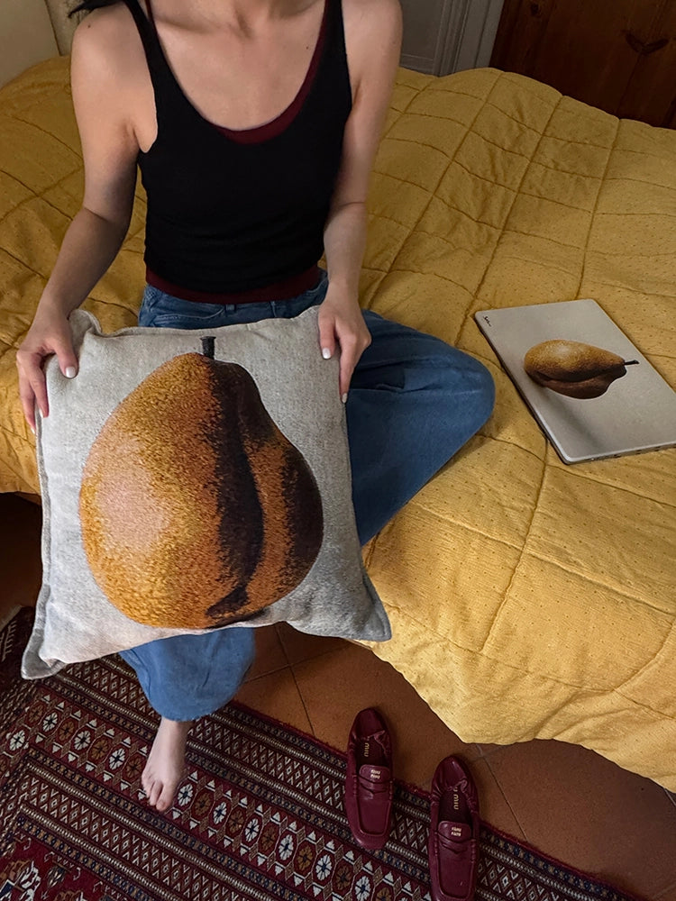 Pear and Grapes Cushion