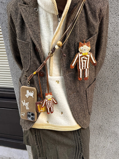 Animal Pals Long Adorable Phone Strap