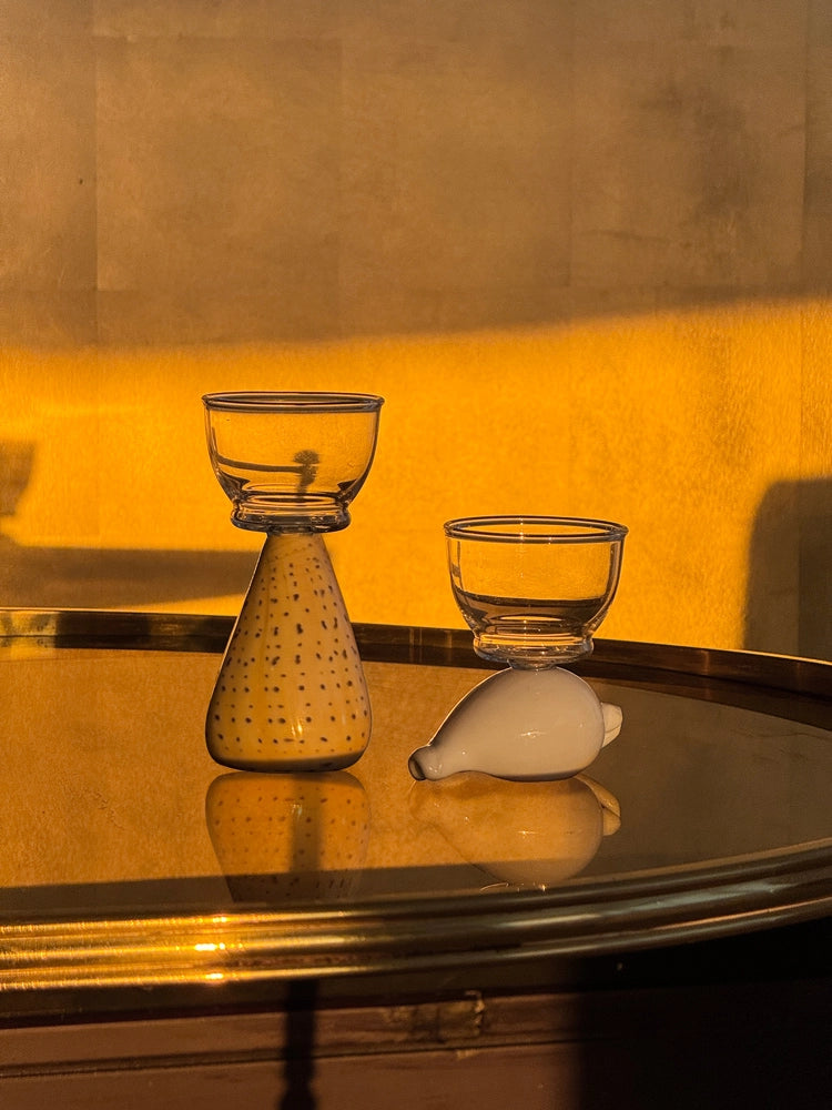 Inspired by the Coast – Ceramic Seashell Cup for Tea & Sake