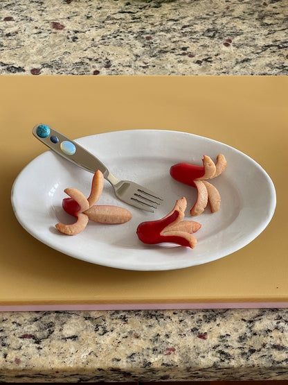 Candy Jade Stainless Steel Fork or Spoon