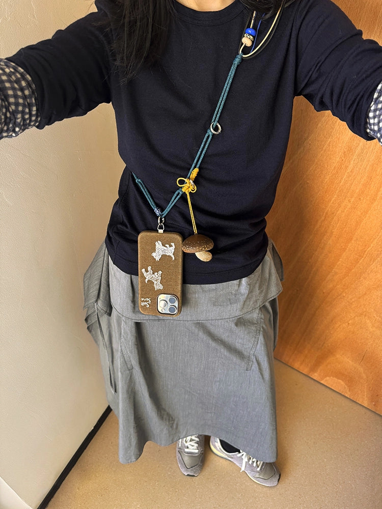 Cozy Home Leather Phone Strap