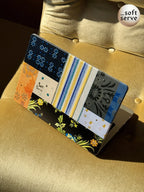 Satin Floral Patchwork Laptop Case