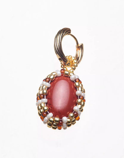 Magic Stone Beaded Earring