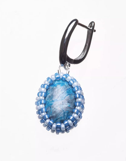 Magic Stone Beaded Earring