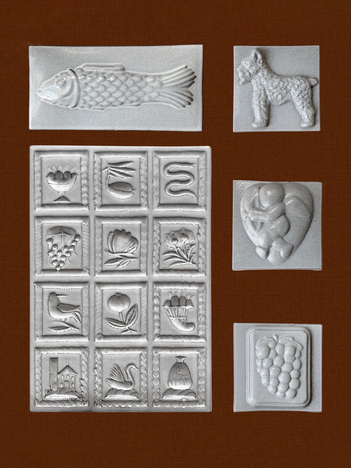 Handcrafted Relief Art Tiles