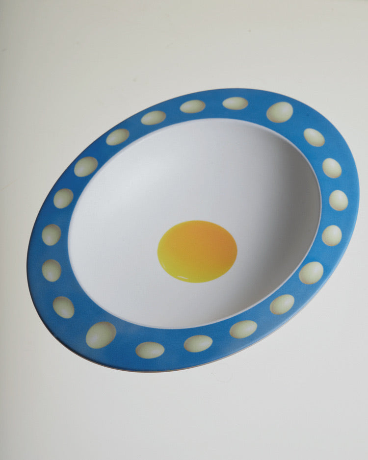 Oval Egg Bamboo Fiber Egg Bowl