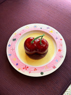Crayon Stars Flan Plate