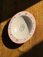 Vintage Floral Bamboo Fiber Bowl