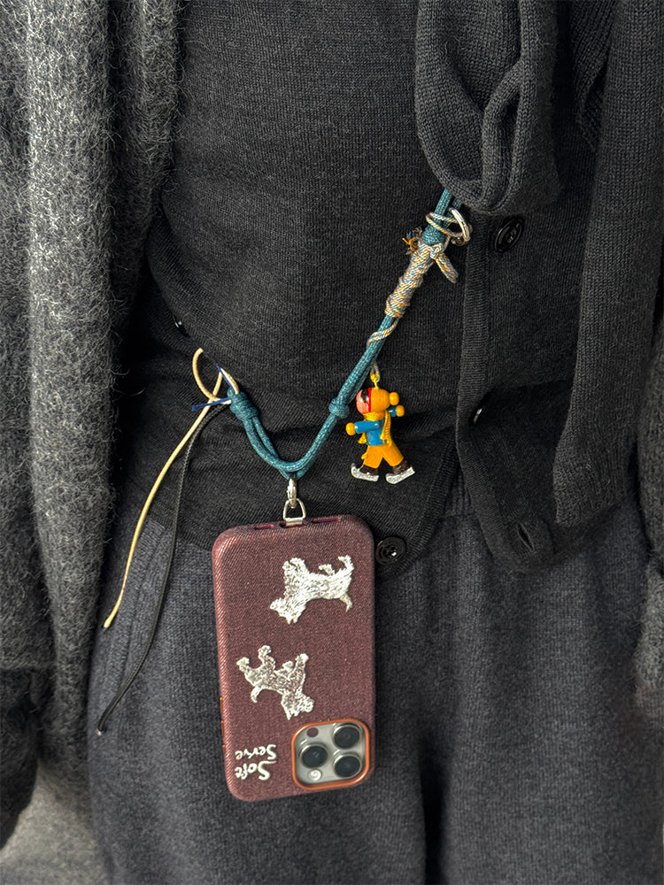 Red & Purple Puppy Phone Case