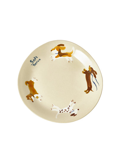 Running Puppies Plate