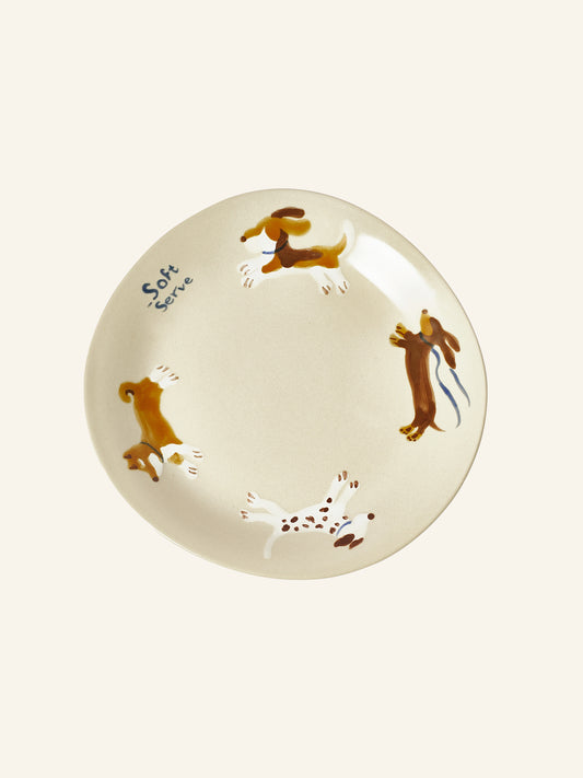 Running Puppies Plate