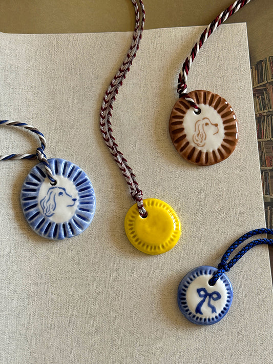 Ceramic Photo Frame Necklace