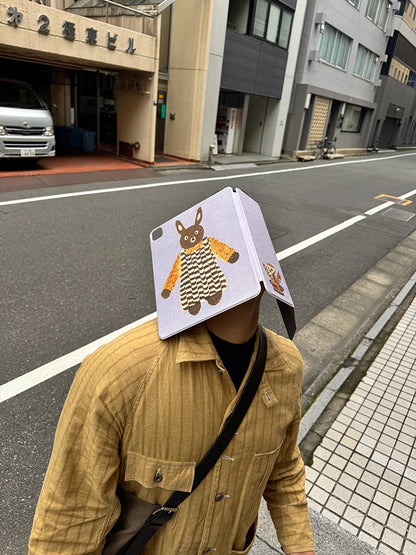 Fabric iPad Case with MagSafe - Adorable Animal Pals Design by x chunmei