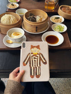 Fabric iPad Case with MagSafe - Adorable Animal Pals Design by x chunmei