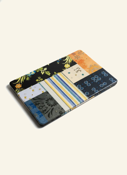Satin Floral Patchwork Laptop Case