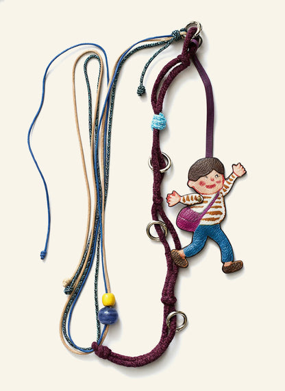 Magic Puppet Town/Puppet Tea Party Multi-Use Long Phone Lanyard