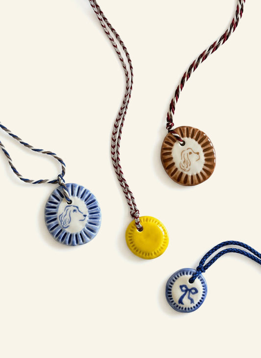 Ceramic Photo Frame Necklace