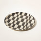 Face & Checkered Bamboo Fiber Plates