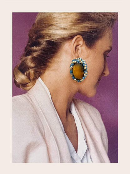 Magic Stone Beaded Earring