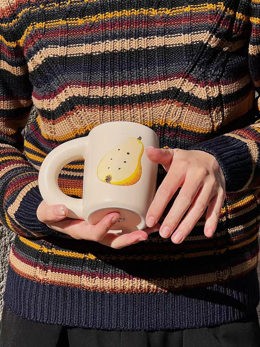 Pears Cut In Half Macaroni Mug