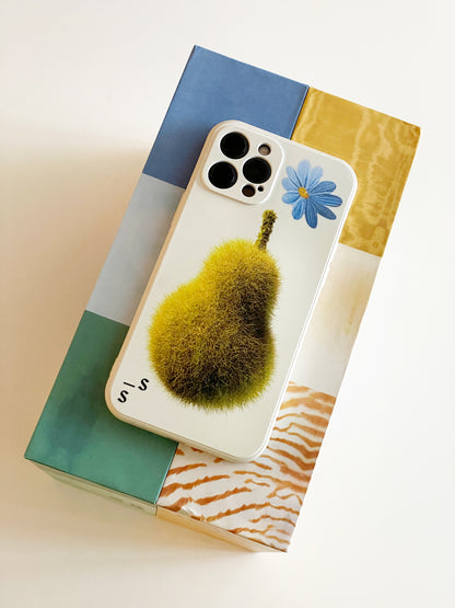 Fuzzy Pear Phone Case