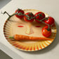 Face & Checkered Bamboo Fiber Plates